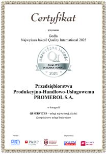 Godło Najwyższa Jakość Quality International 2025